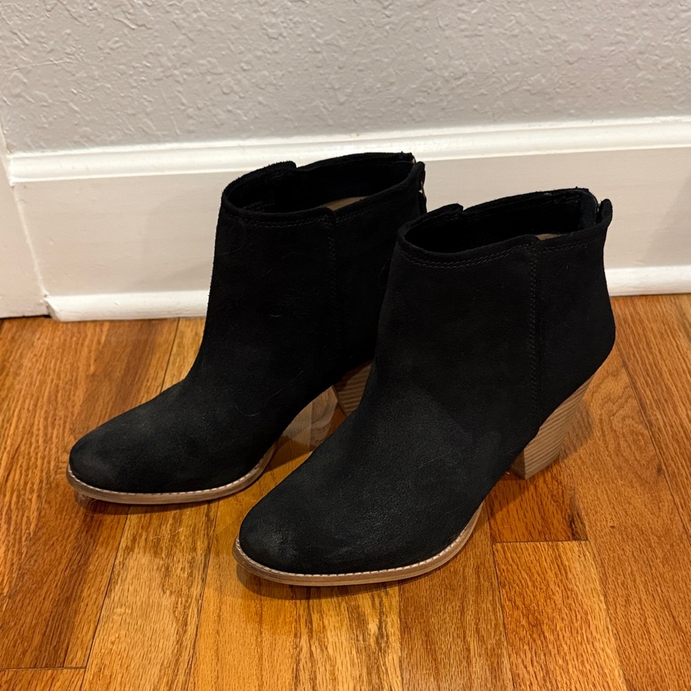 Splendid Black Ankle Boots size 10